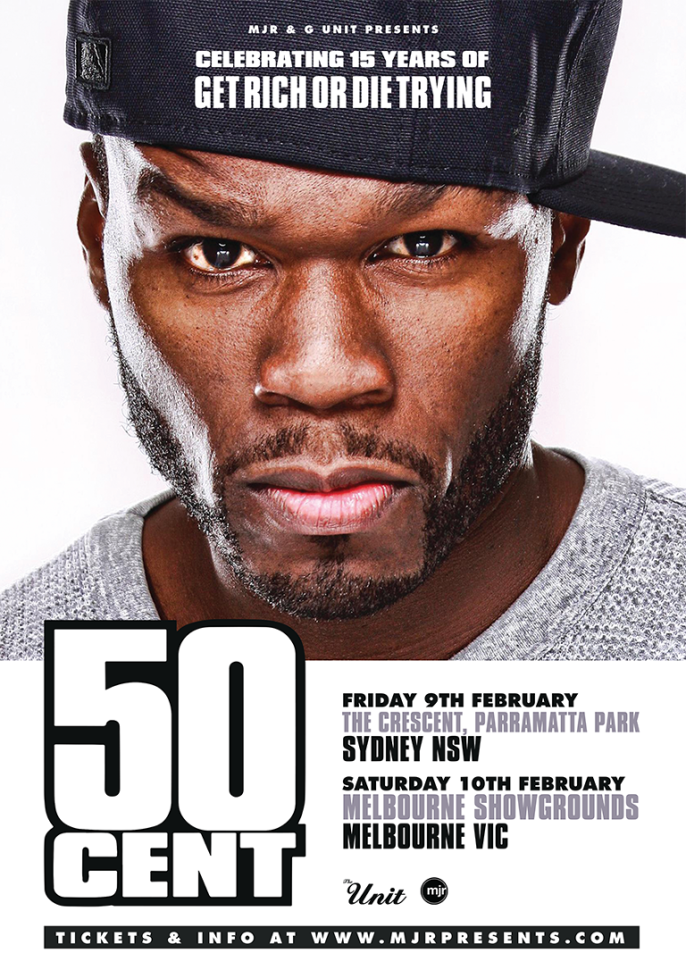 50 cent australian tour dates
